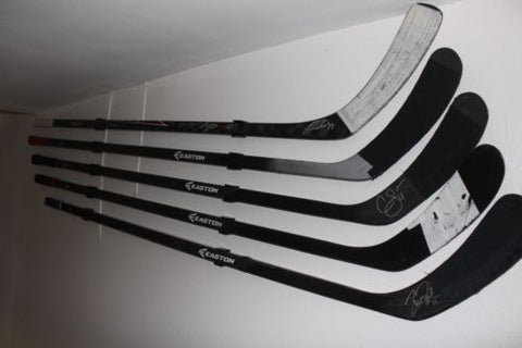 3 Pack Hockey Stick Hanger Holder Display AUTOGRAPHED GAME USED MOUNT