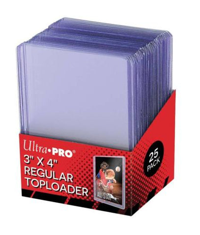 2,000 Ultra Pro Regular Series 3"x4" Toploaders Case 2000 80 Sealed 25ct Packs