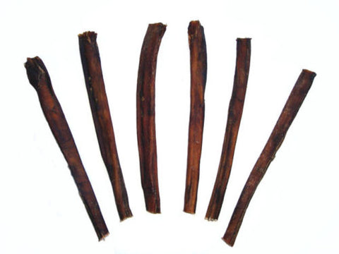 JUMBO BULLY BULL STICKS DOG TREATS 25-12 INCH NATURAL