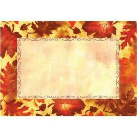 Autumn Days Placemats #3 50 pack Fall Autumn Thanksgiving Halloween Decor