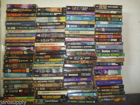 Lot of 20 Science Fiction Vintage Rare Asimov Book Paperback SCI-FI MIX UNSORTED