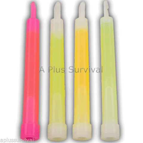 12 Pack - 12 Hour Green Light Sticks Emergency Glowsticks Survival Camping Party