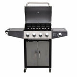 BBQ Gas Grill 4+1 Burner Backyard Patio Stainless Steel Barbecue Outdoor Cooking