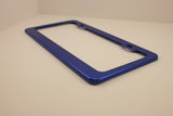 Anodized Aluminum License Plate Frame - Blue