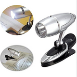 Adjustable Clip On Book Reading Spot Light Lamp Portable Travel LED