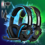 3.5mm Stereo Wired Gaming Headsets  Headphones w/Mic For PS4 Xbox