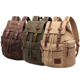 Vintage Retro Canvas Backpack Travel Sport Rucksack Satchel Hiking School Bag