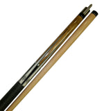 58"  2 Piece Hardwood Canadian Maple Pool Cue Billiard Stick  W Irish Wrap 21 Oz