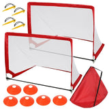 Portable 4'x 4' Pop UP Soccer Goal Durable Folding Football Post Training W/ Bag