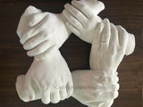 Luna Bean Intertwined FAMILY HANDS DIY Casting Kit - Table Top Couples Friends