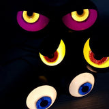 String Halloween Spooky Flashing Eyes Peep N Peepers Set of 3 Colored Eyeballs