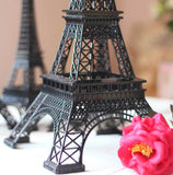 Black Metal Paris Eiffel Tower Statue Centerpiece Wedding Decoration