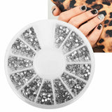 3D Nail Art Tips Gem 1200pcs 1.5mm Crystal Glitter Rhinestone DIY Decoration