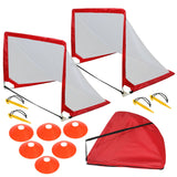 Portable 4'x 4' Pop UP Soccer Goal Durable Folding Football Post Training W/ Bag