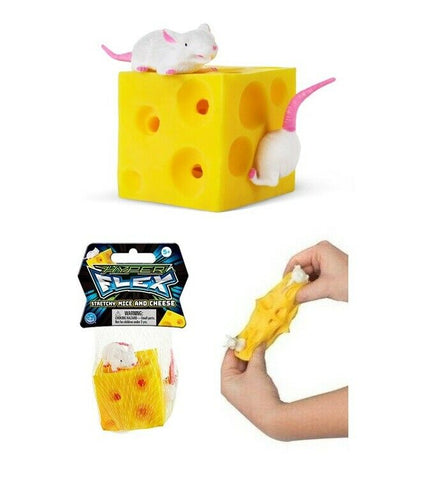 Stretch Mice & Cheese Tactile Toy Occupational Therapy Tactile Stress Fidget Toy