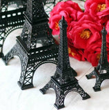 Black Metal Paris Eiffel Tower Statue Centerpiece Wedding Decoration