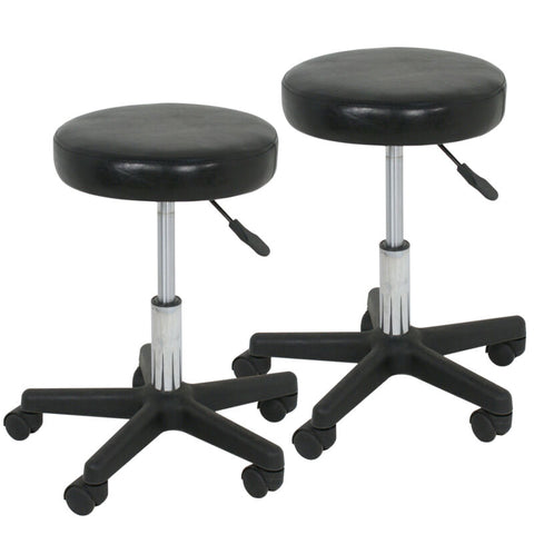 Adjustable Salon Stool Hydraulic Saddle Rolling Chair Tattoo Facial Massage Spa