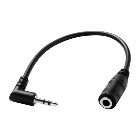 2.5mm Male to 3.5mm Female M/F Stereo Headphone Headset Adapter Converter