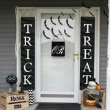 Trick or Treat Halloween Banner, Halloween Decor (72in x 14in) Indoor Outdoor