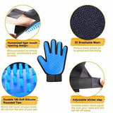 Right Pet Dog Cat Grooming Gloves Pet Hair Remover Brush Deshedding Massage Tool