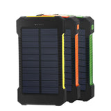 Waterproof 300000mAh Dual USB Portable Solar Charger Solar Power Bank For Phone