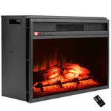 23 in. Freestanding Electric Fireplace Insert Heater with Remote Control