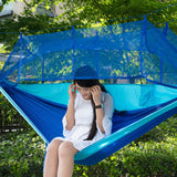 Double Person Hanging Hammock Travel Outdoor Camping Tent Swing Bed Mosquito Net