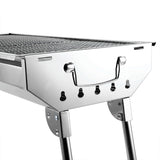 Fold Barbecue Charcoal Grill Stove Shish Kabob Stainless Steel BBQ Patio Camping