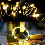 3pcs Wine Bottle Cork Lights Copper Led Light Strips Rope Lamp Kit DIY for Decor