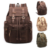 Vintage Retro Canvas Backpack Travel Sport Rucksack Satchel Hiking School Bag