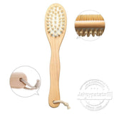 Bath Body Brush Natural Bristles Long Handled Shower Back Scrubber Brush loofah