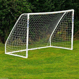 PE Football Soccer Goal Post Net Sports Training Practice Outdoor 24X8FT 12X6FT