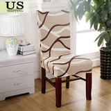 Stretch Spandex Chair Cover Dining Room Wedding Party Décor Pattern Seat Cover