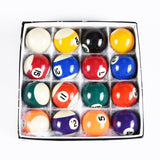 1.5 Inch Mini Pool Billiard Balls Set Plastic 8-Ball Triangle Rack