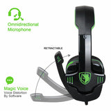 3.5mm Surround Stereo Gaming LOL Headset Headband Headphone PC w/ Mic PS4