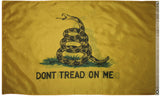 3x5 Gadsden Don't Tread On Me Yellow Snake Double Sided Flag 3'x5' Banner