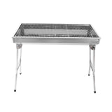 Fold Barbecue Charcoal Grill Stove Shish Kabob Stainless Steel BBQ Patio Camping