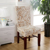 Stretch Spandex Chair Cover Dining Room Wedding Party Décor Pattern Seat Cover