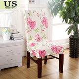 Stretch Spandex Chair Cover Dining Room Wedding Party Décor Pattern Seat Cover