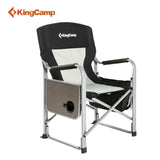 Kingcamp Outdoor Tailgating Camp Folding Director's Chair with Side Table Bag