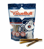 ValueBull Bully Sticks Dog Chews, 6 Inch Regular / Thin, All Natural, 50 Count