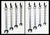 WallPeg 56 Pegboard Kit Storage Part Bins and Flex-Lock Peg Hooks for 1/4" holes