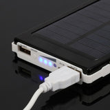 Universal Solar Power Bank 30000mAh Portable Dual USB Battery Charger for Phone