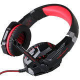 Gaming Headset Surround Stereo Headband Headphone USB 3.5mm LED with Mic for PC