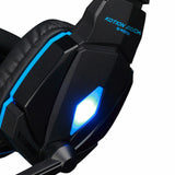 Gaming Headset Stereo Headphones USB 3.5mm LED with Mic for PC Laptop