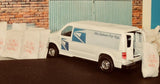 ONE FORD White Postal Service Truck (O) Scale 4 1/2'' Die Cast New no box!