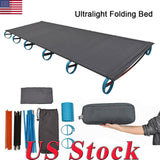 Camping Mat Ultralight Portable Single Folding Camp Bed Cot Sleeping Outdoor US