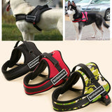 Adjustable No Pull Large Dog Harness w Handle No-Slip Fr Training Walking Hiking