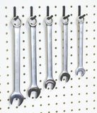 WallPeg 43 pc Peg Hook Kit & Plastic Bins - Pegboard Assortment Organizer 43YB