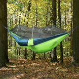 Double Person Hanging Hammock Travel Outdoor Camping Tent Swing Bed Mosquito Net